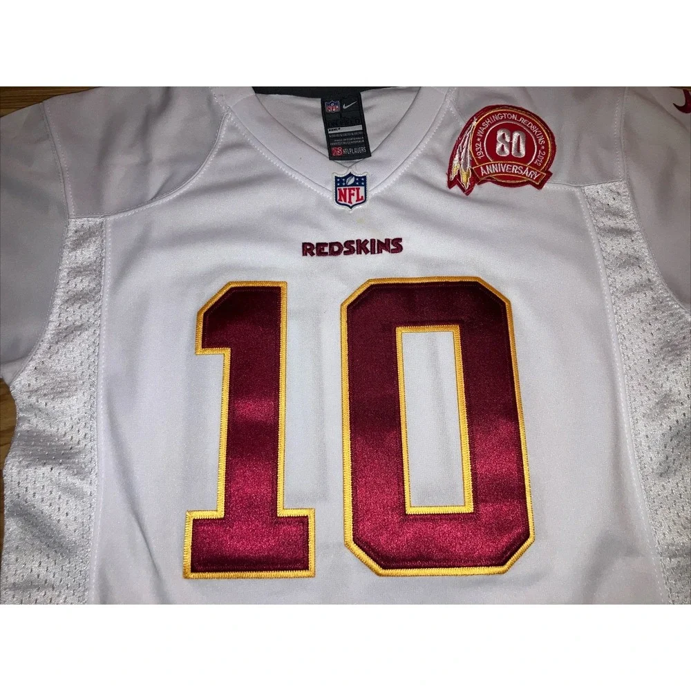 Nike Vapor Washington Redskins Robert Griffin III Jersey #10 80th  Youth Large‎